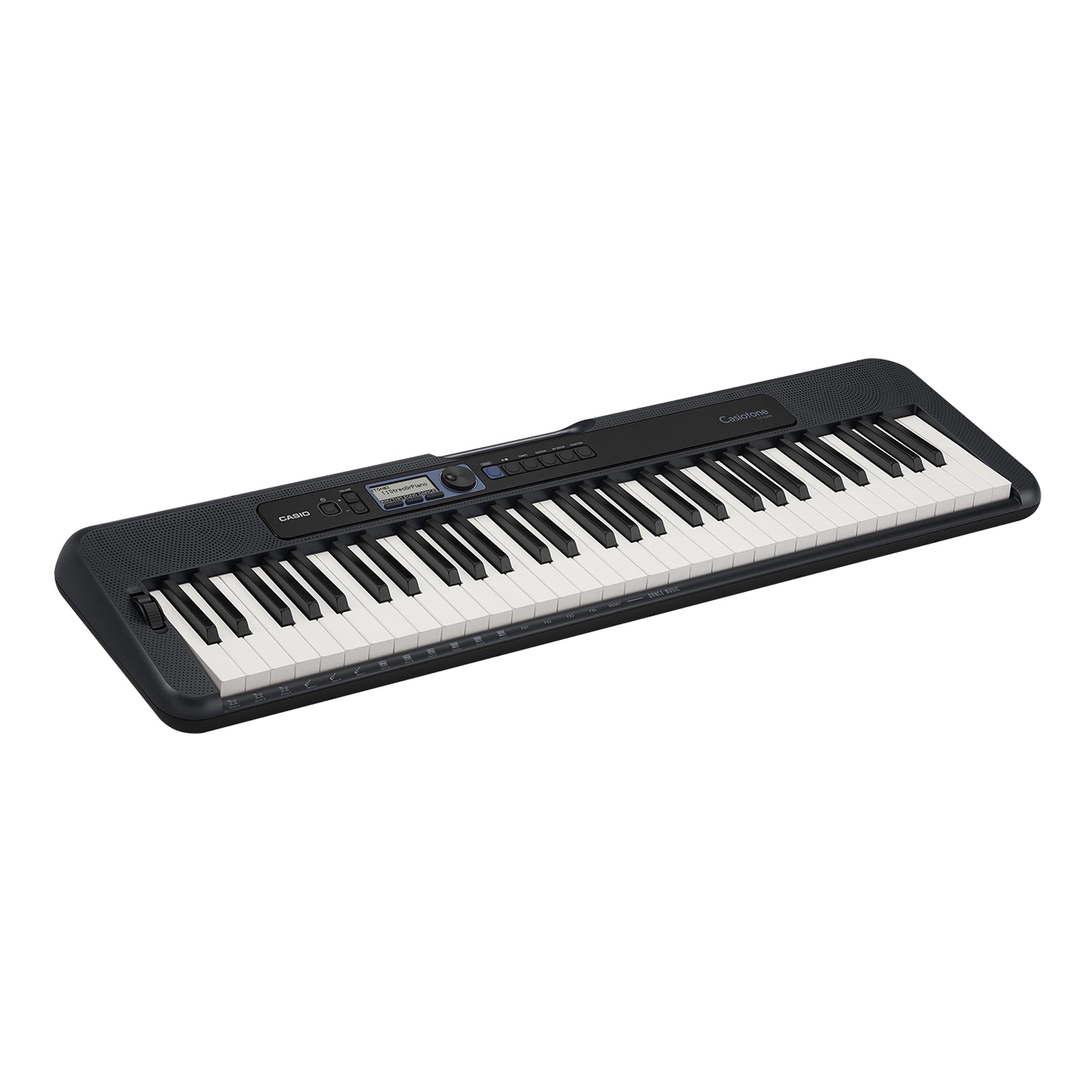 Casio CT-S300-FA 61 Keys Black Slim Casiotone Keyboard with Free Original Adapter
