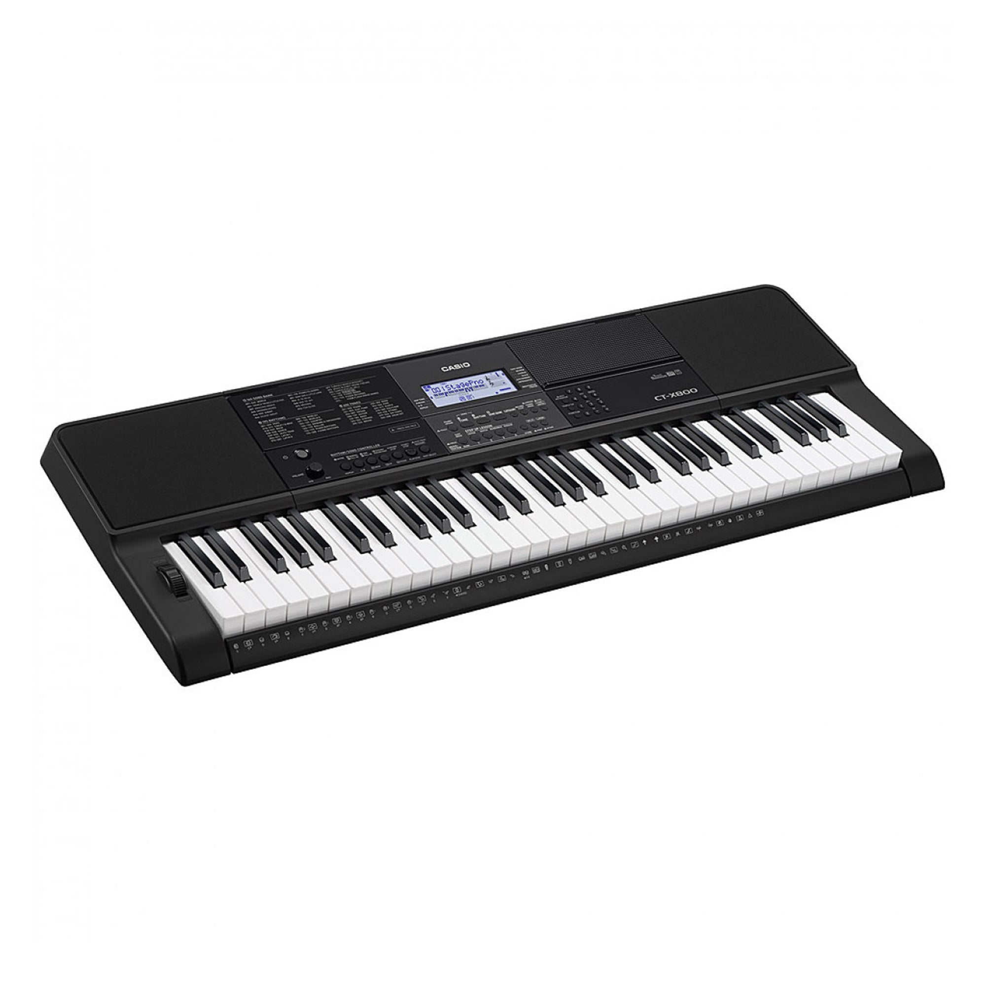 Casio CT-X800-FA 61 Keys CT-X Series Black Standard Keyboard with Free Original Adapter
