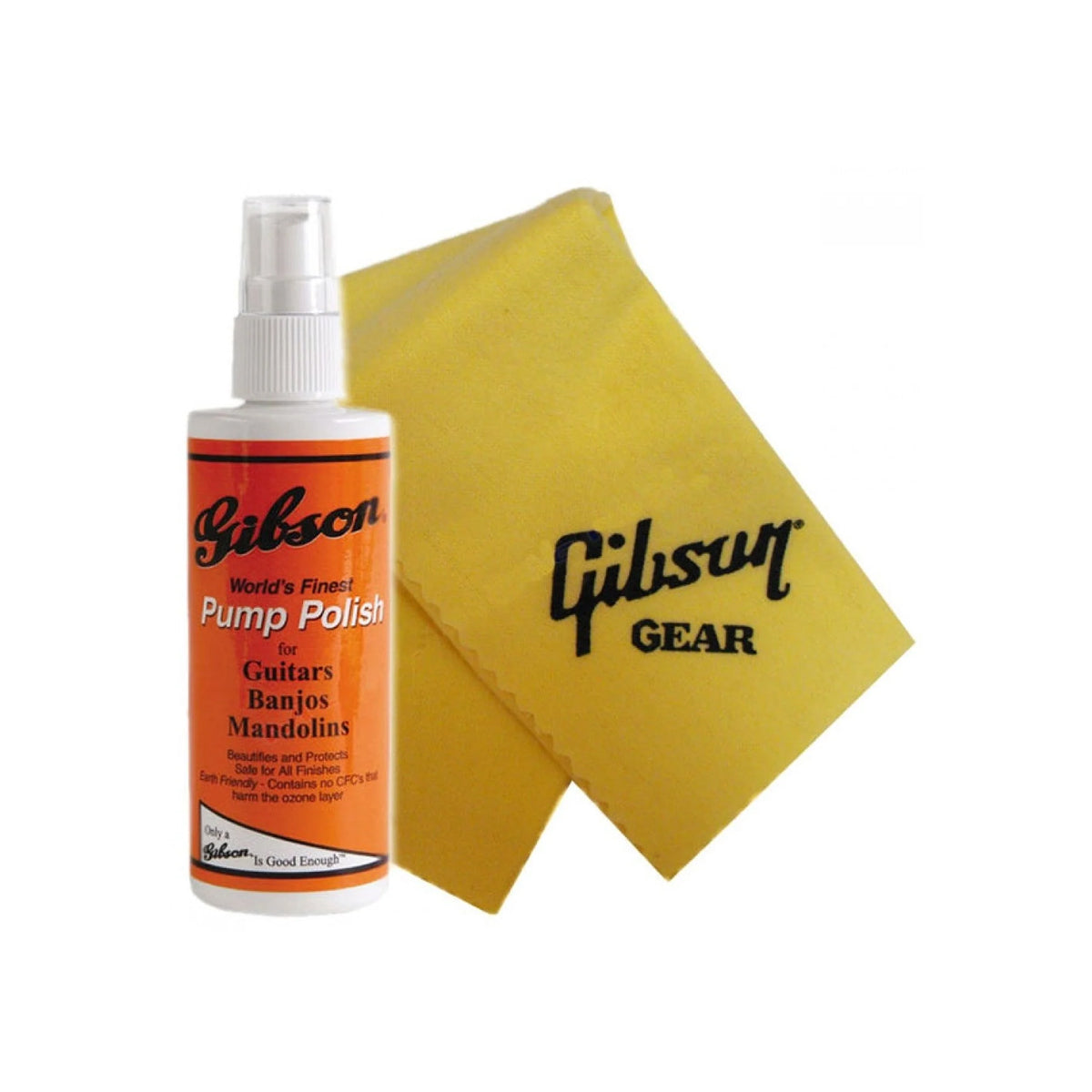 Gibson AIGG-950 Pump Polish And Standard Polish Cloth Combo