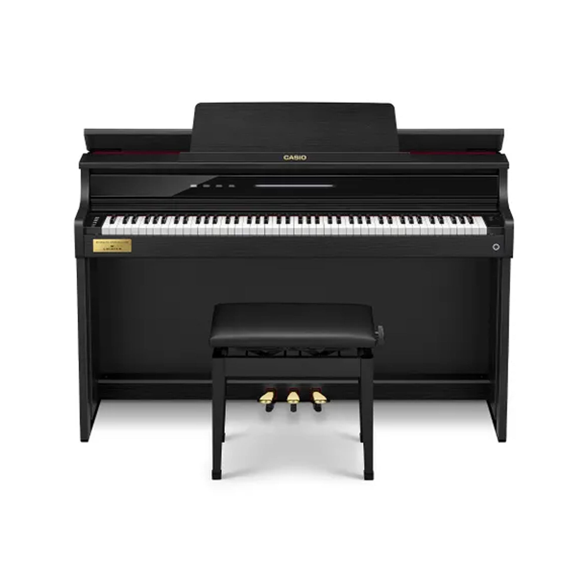 Casio AP-750BK Celviano 88 Weighted Keys Black Digital Piano includes Adapter and Piano Bench