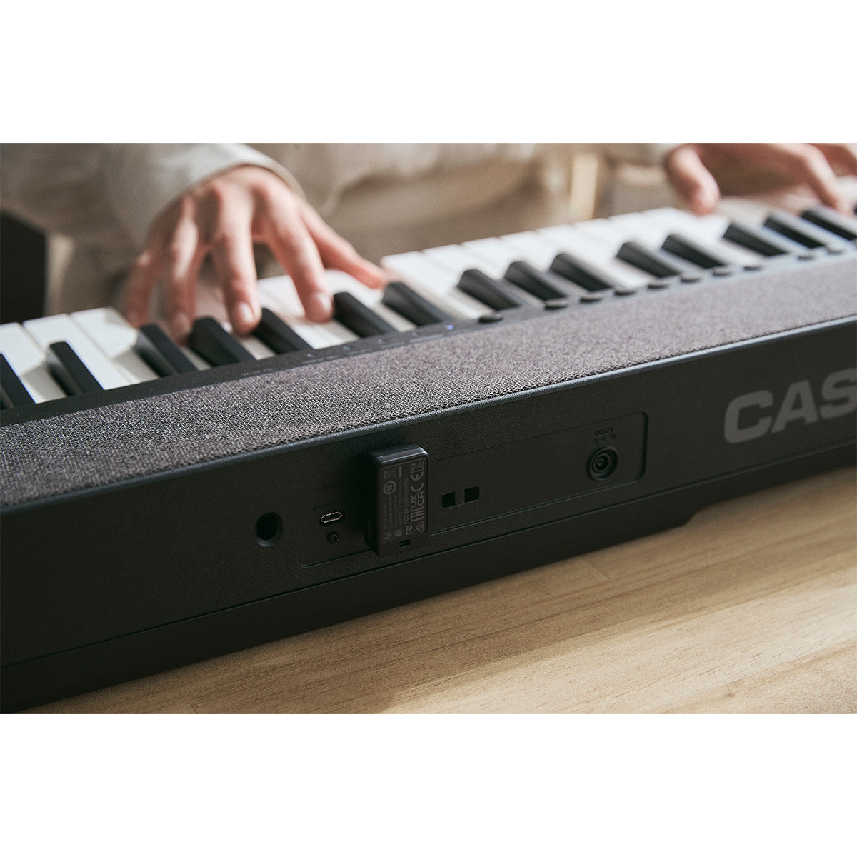 Casio CT-S1-76BKC2 CT-S1-76BK 76 Keys Casiotone Keyboard with Free Original Casio Adapter