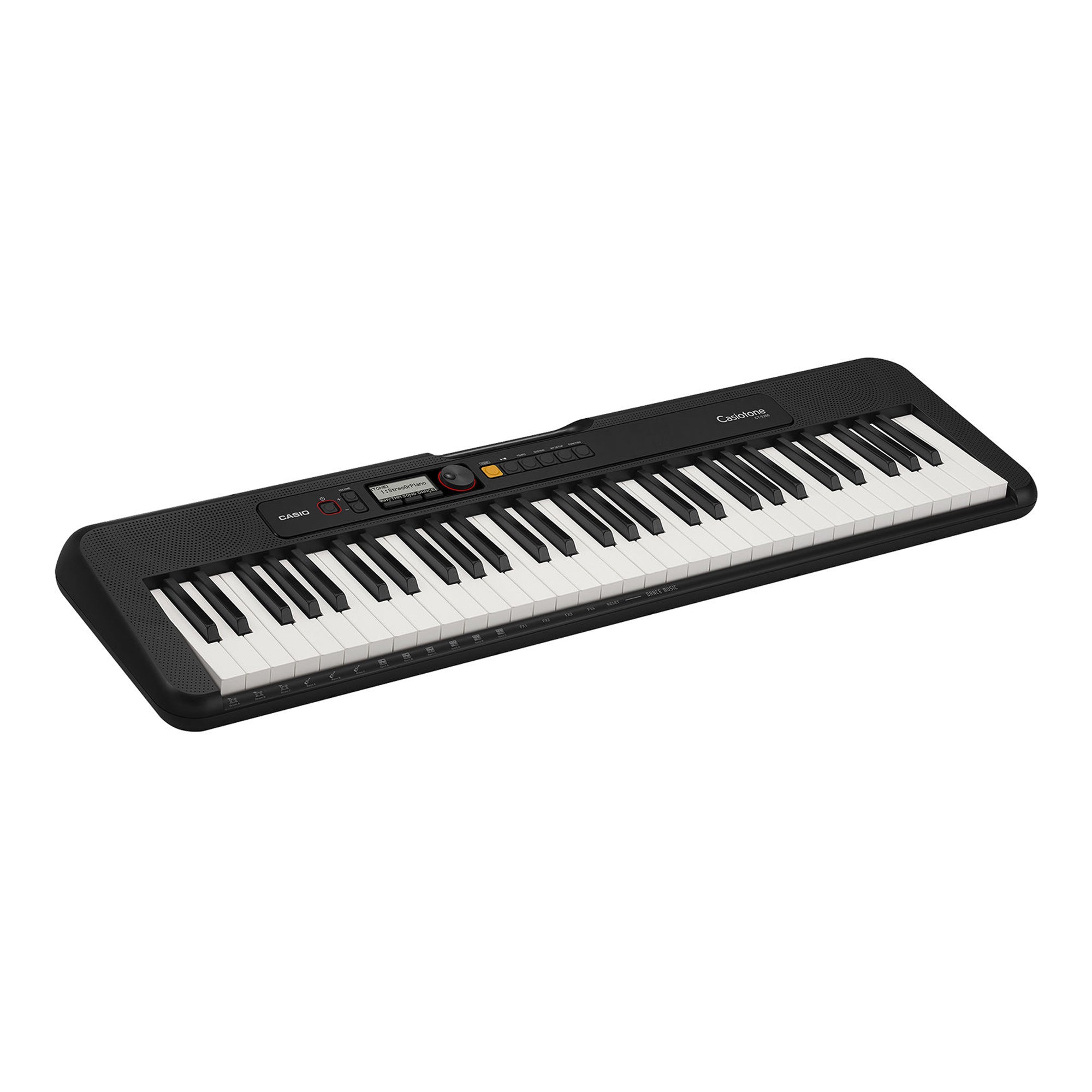 Casio CT-S200BK-FA 61 Keys Black Casiotone Keyboard with Free Original Adapter
