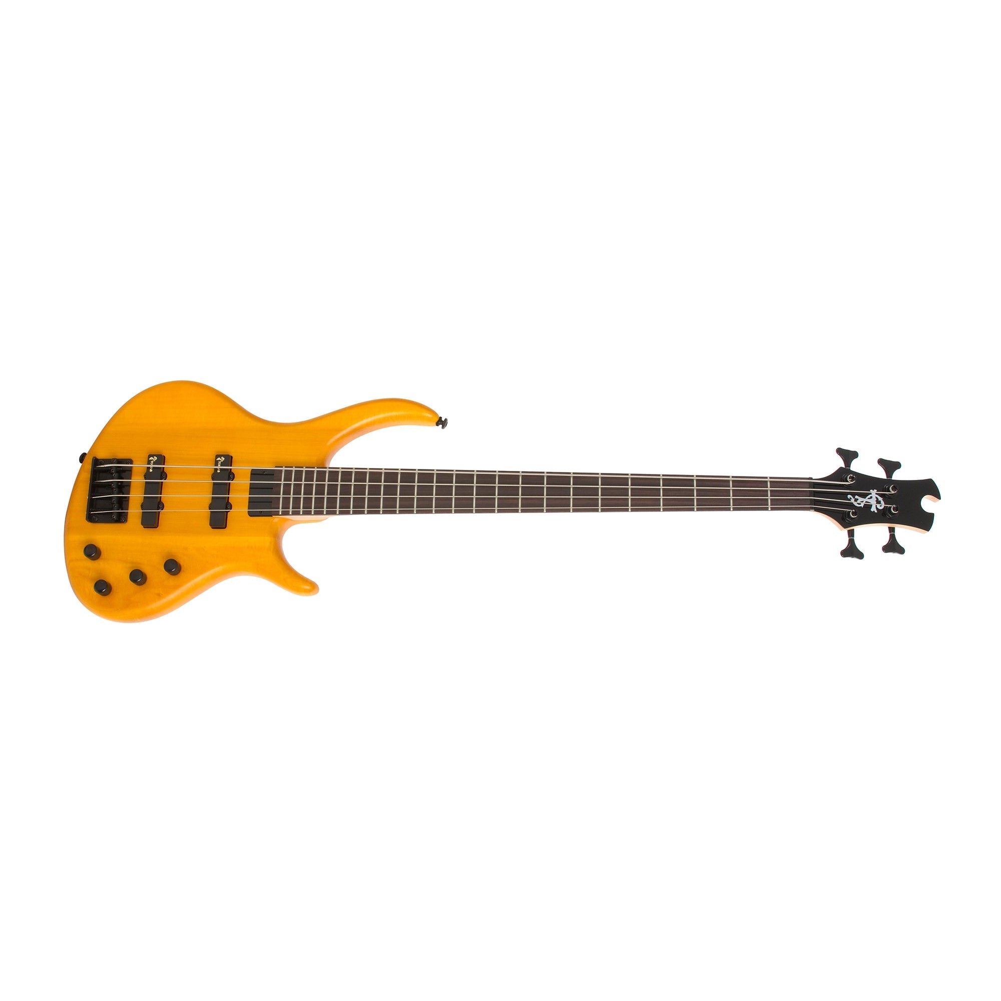 Epiphone EBD4TASBH1 Toby Deluxe IV Trans Amber Satin Electric Bass Guitar