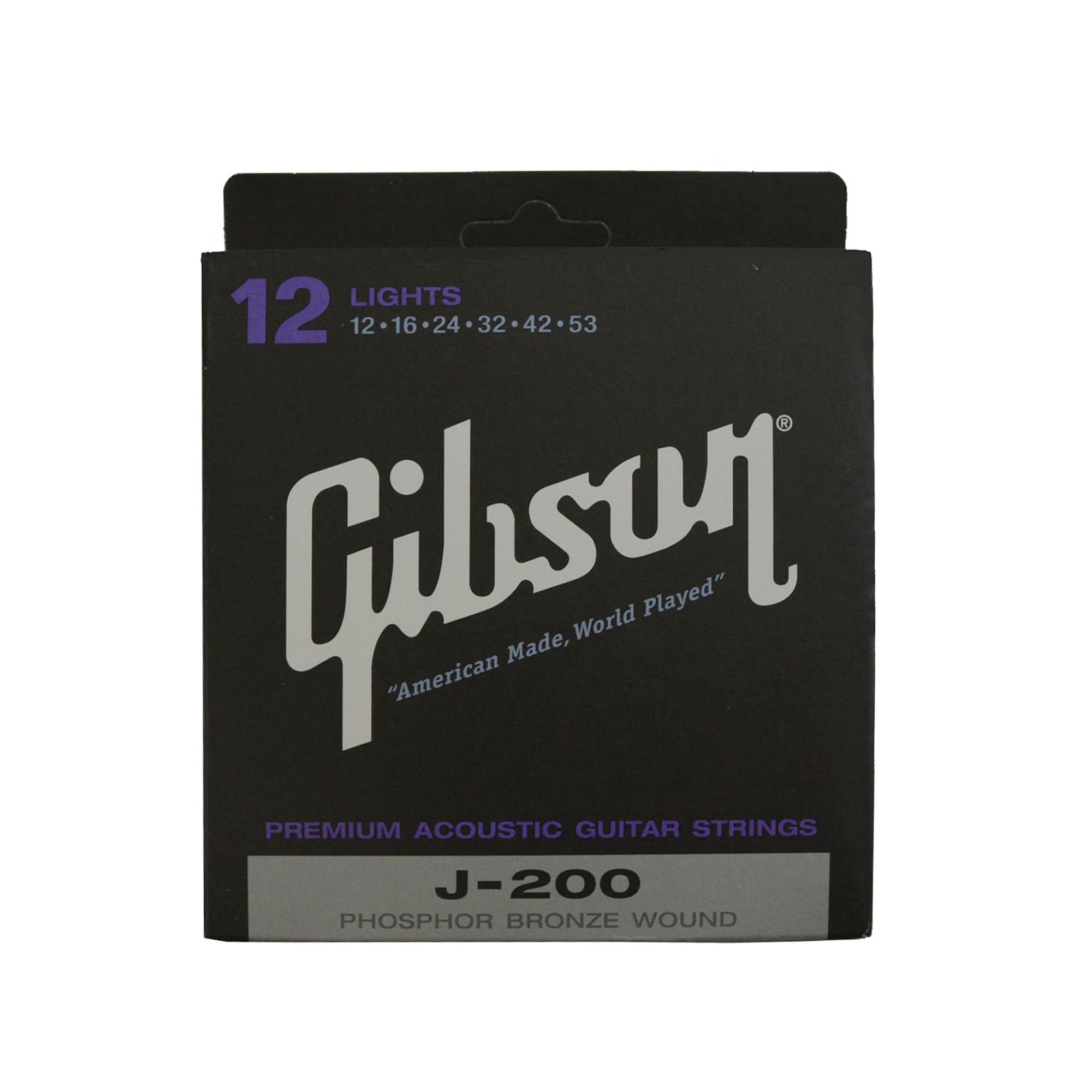 Gibson Gear SAG-J200L Light Premium Acoustic Guitar Strings